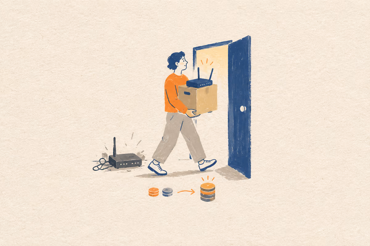 Illustratie bij: Dubbele kosten bij overstappen van internetprovider voorkomen: zo doe je dat