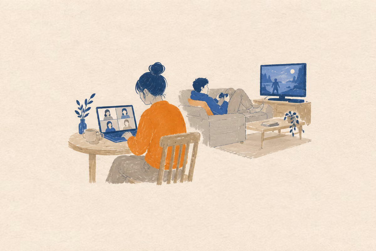 Illustration: How fast internet do you need? Working from home, gaming and streaming