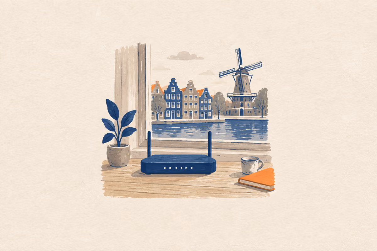 Illustration: Internet in Haarlem for expats: fibre, cable and providers (2026)