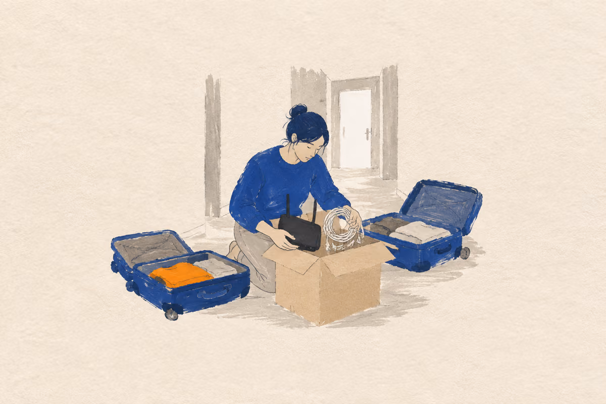 Illustration: Leaving the Netherlands: cancelling internet, phone and energy (checklist)