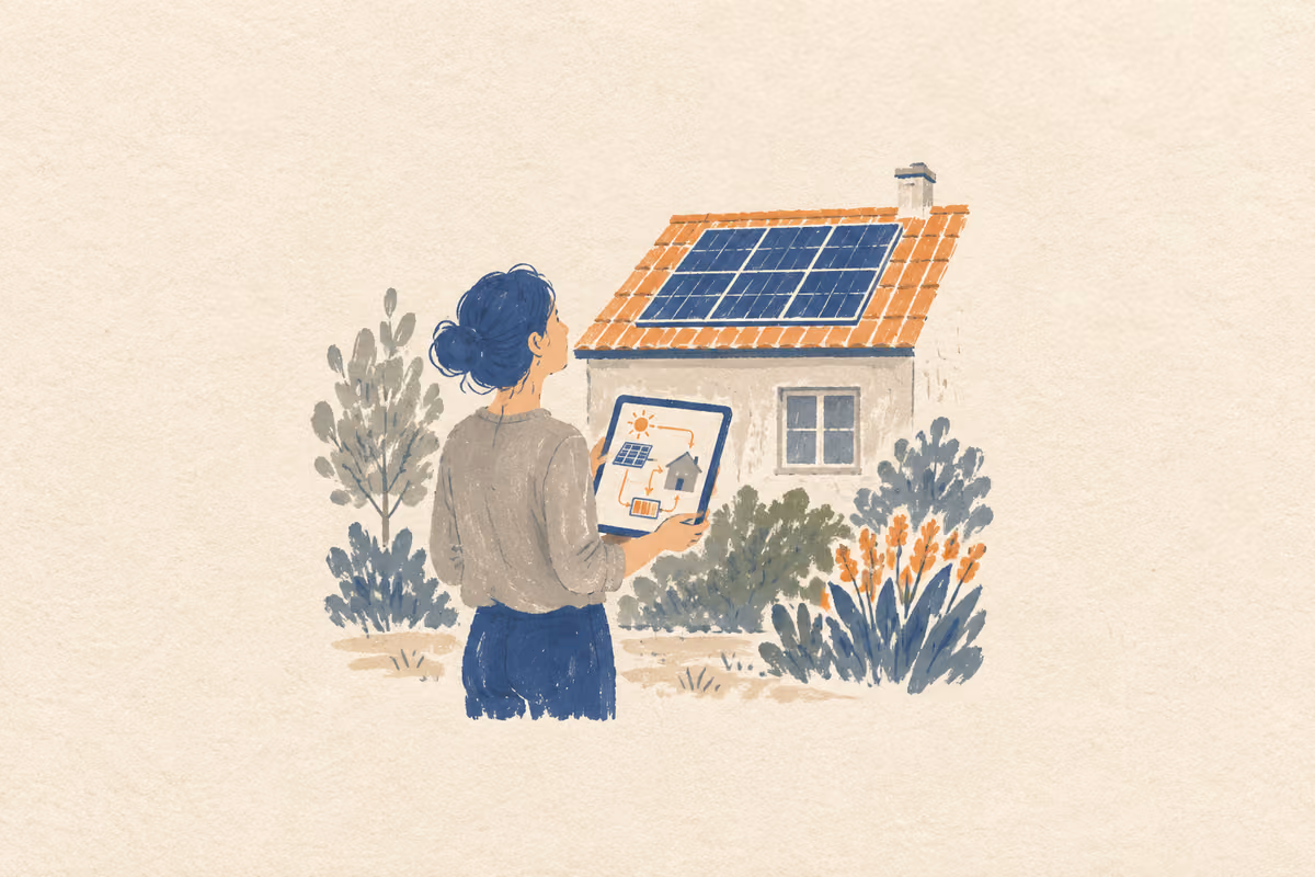 Illustratie bij: Hoe werkt salderen voor zonnepanelen in 2026 en wat verandert er?