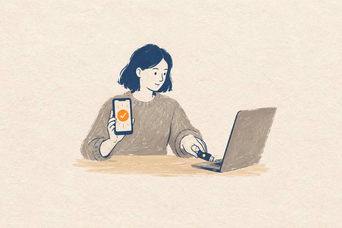 Illustratie bij: Tweefactor-authenticatie (2FA) bij telecom, energie en banken