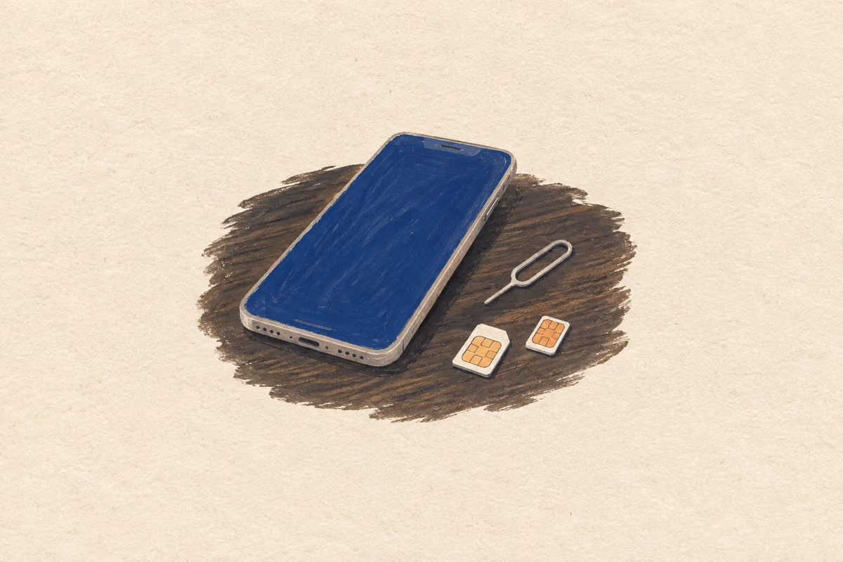 Illustratie bij: Wat is sim-swapping en hoe bescherm je je ertegen?